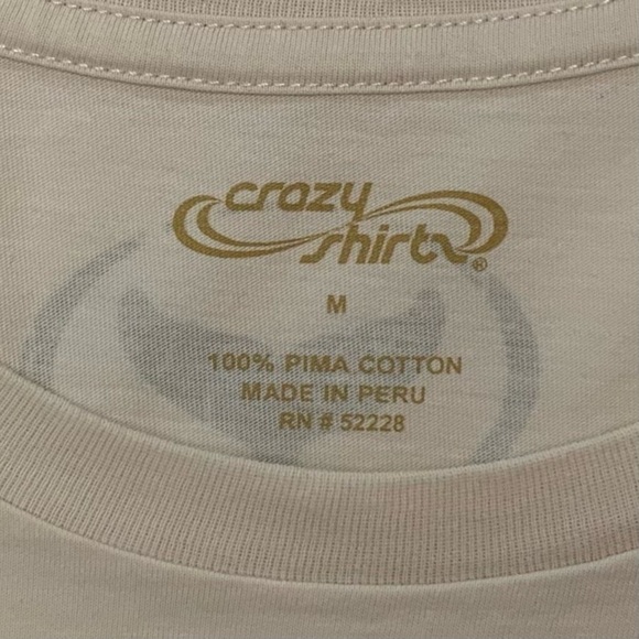 Crazy Shirts Short Sleeve Pima Tee Limited Edition Sea Turtle Swim Coconut Died - Picture 6 of 16